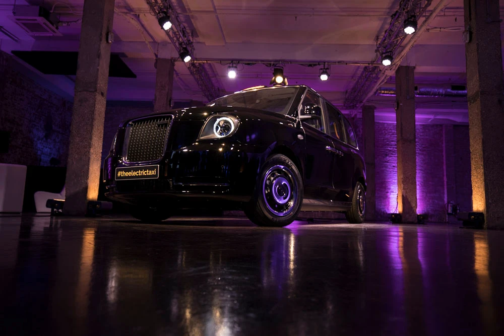 The TX at launch in London