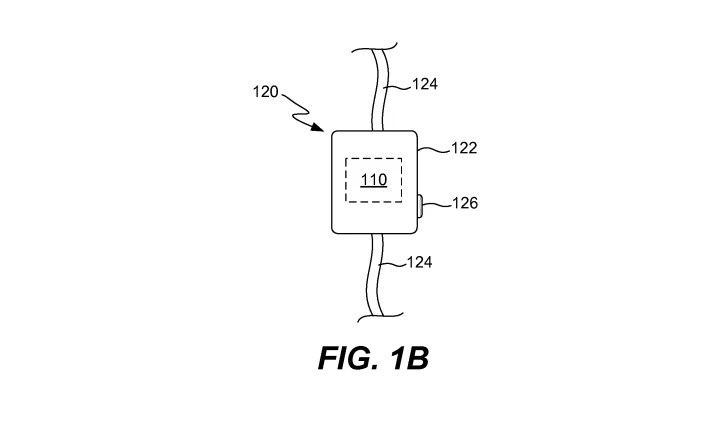 A drawing of the controls from Apple's patent