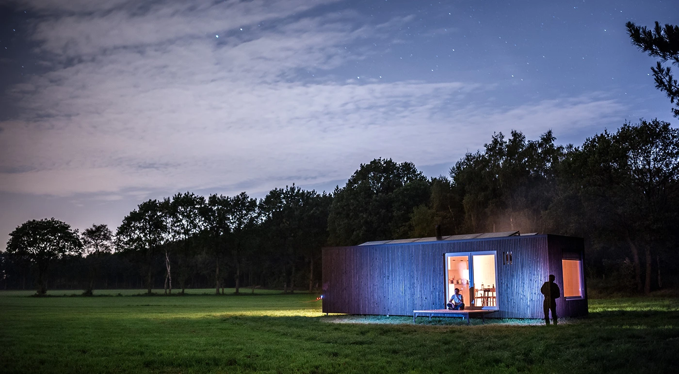 Belgium's Slow Cabins maintain an air of mystery, with the remote locations of these self-sustaining sanctuaries only revealed as your departure date draws near