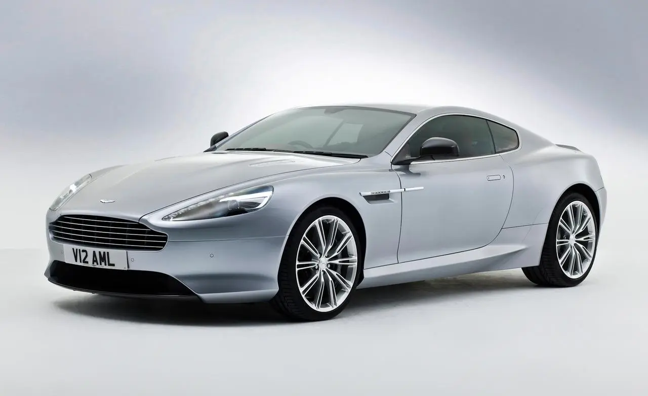 The 2013 Aston Martin DB9 is powered by a quad overhead camshaft, 48 valve AM11 V12 engine (Image: Aston Martin)