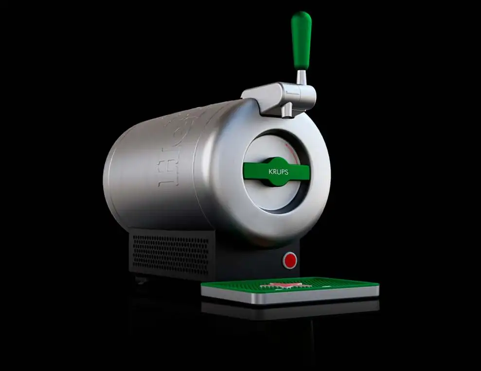The Sub chills beer to 2º C (35.6º F)