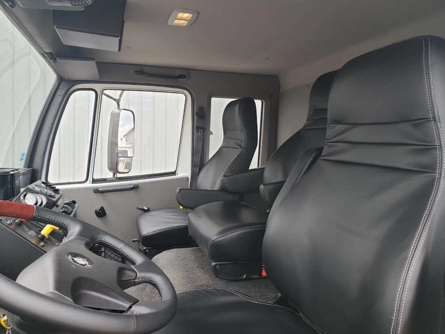 It still looks like a rugged military truck, but Acela adds a host of comfort features, including air conditioning and air ride seats