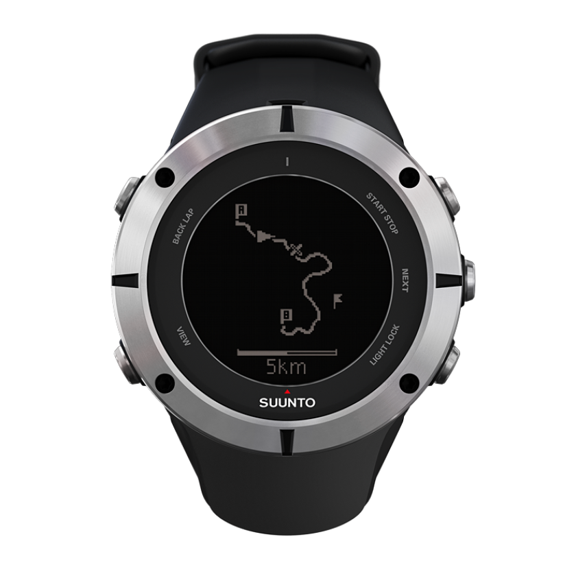 The Ambit2 includes the full outdoors feature set with barometric altitude and weather information