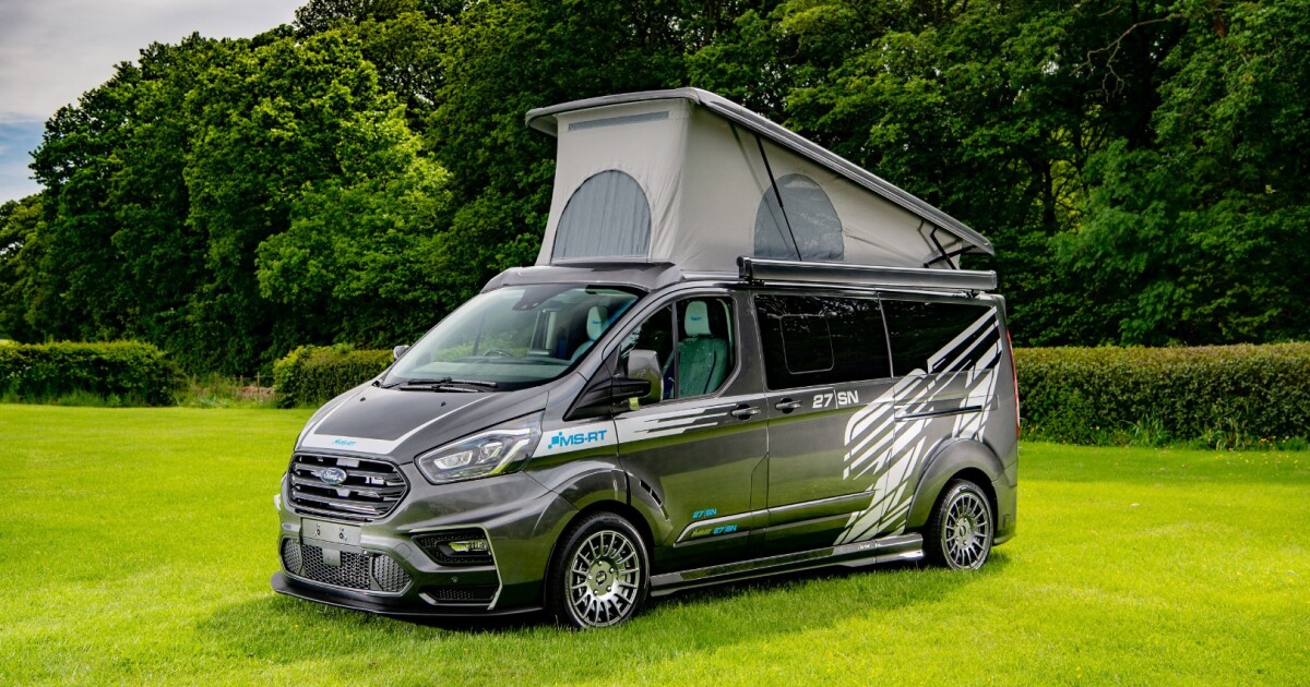 Ford Transit Custom campervan conversion combines sporty looks and