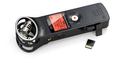 Samson Technologies is about to release its smallest portable recorder to date, the Zoom H1 Handy Recorder