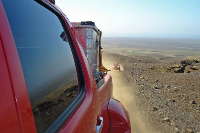 Arctic Trucks in action, Iceland.