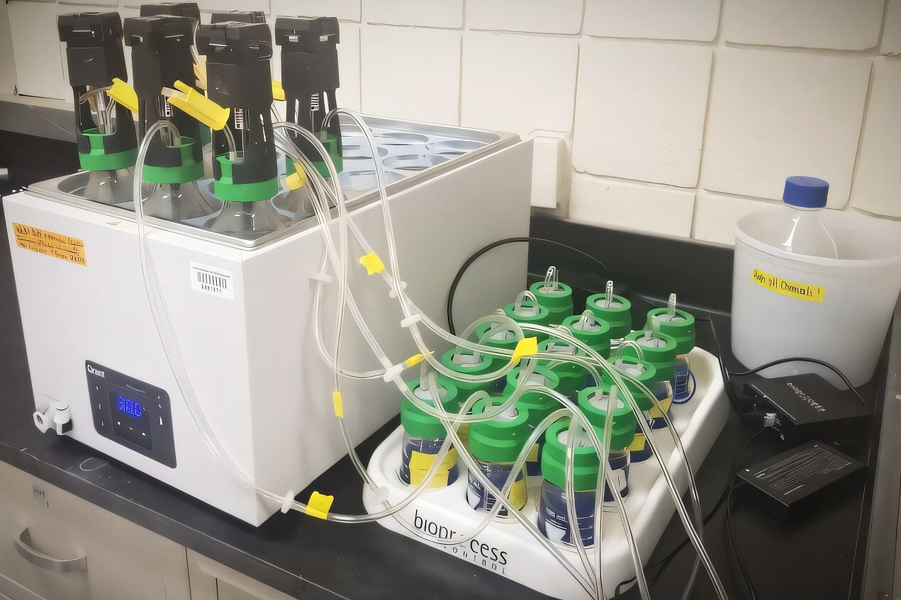 In the experiment, anaerobic bacteria were used to turn stillage into natural gas