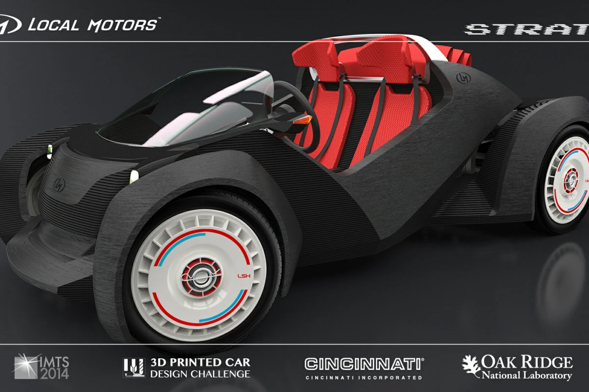 "Strati" - The winner of the Local Motors 3D challenge (Image: Local Motors)