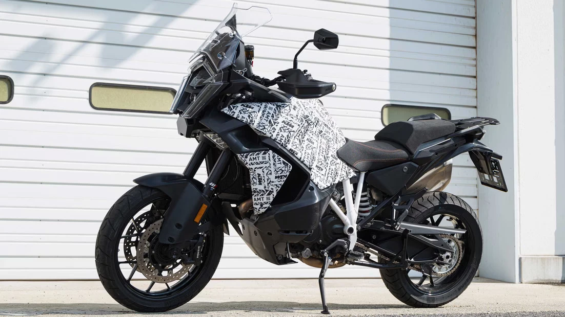 The incoming KTM 1390 Super Adventure S or its Evo trim might be the first motorcycle to get the AMT as stock