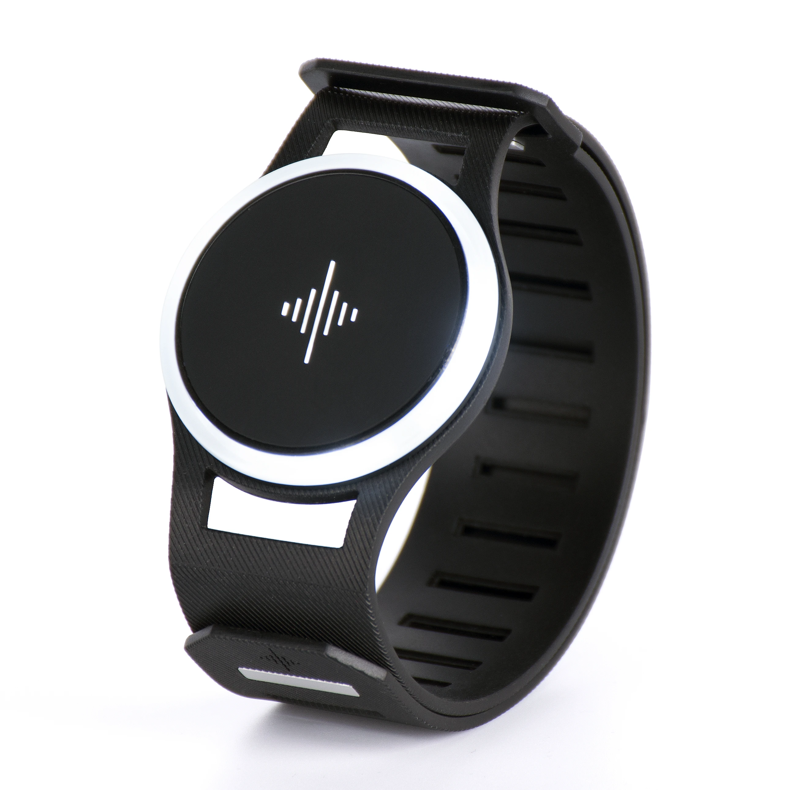 The Soundbrenner Pulse is slightly larger than a smartwatch