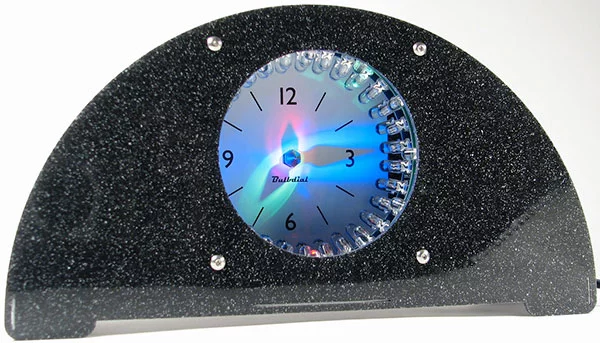 The Bulbdial Clock - an electronic take on an ancient timepiece.