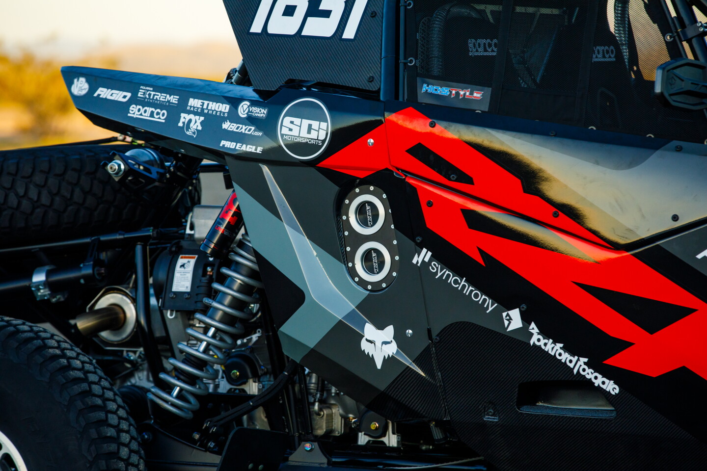 The Polaris RZR Pro R Gen 2 Factory includes a new suspension control module and Fox 3.0 Live Valve X2 shocks