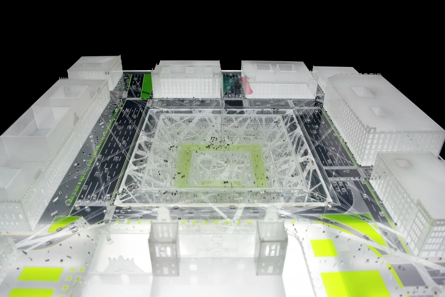 Called The Earthscraper, this is an upside-down skyscraper proposed for Mexico City. This inverted building was suggested a way to enhance urban density without crowding the city skyline