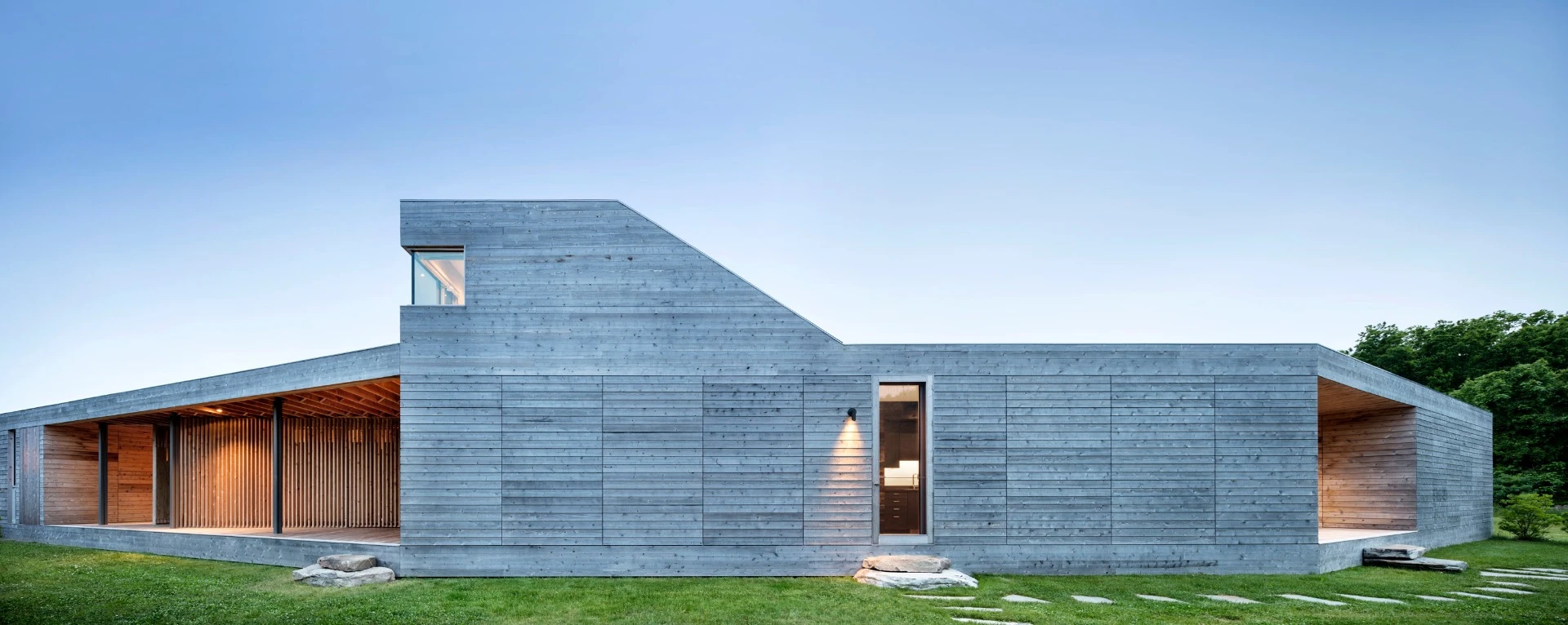 Merit in the Architecture category of the AIANY 2019 Design Awards: Shelter Island House in New York, by Christoff Finio Architecture