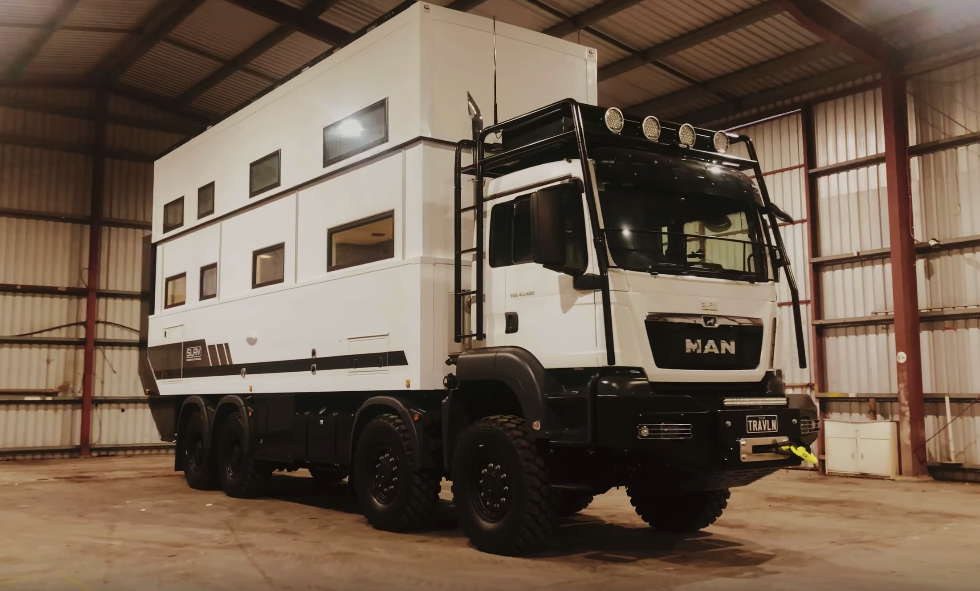 For those who think that's just too much motorhome, SLRV also offers a regular fixed-roof, single-story version
