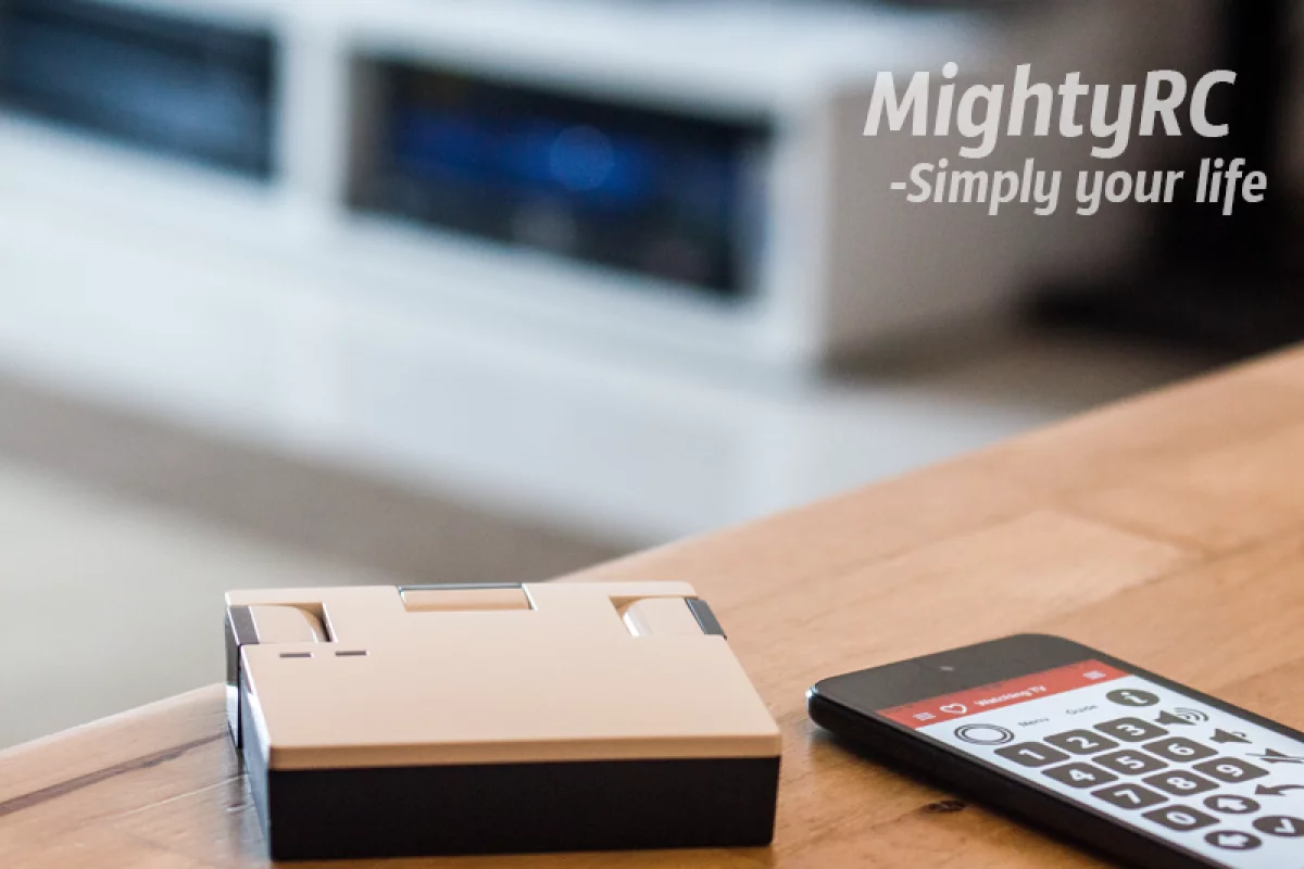 The MightyRC channels infrared signals from different household appliances and transmits the data to your smartphone for easier control