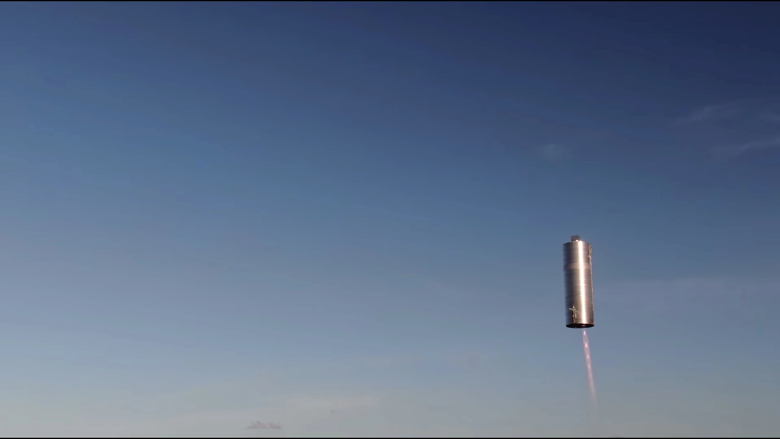 The Starship SN5 in action over Texas