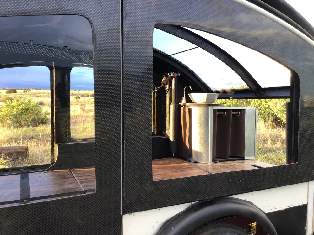 Earth Traveler plans to offer an optional kitchen unit