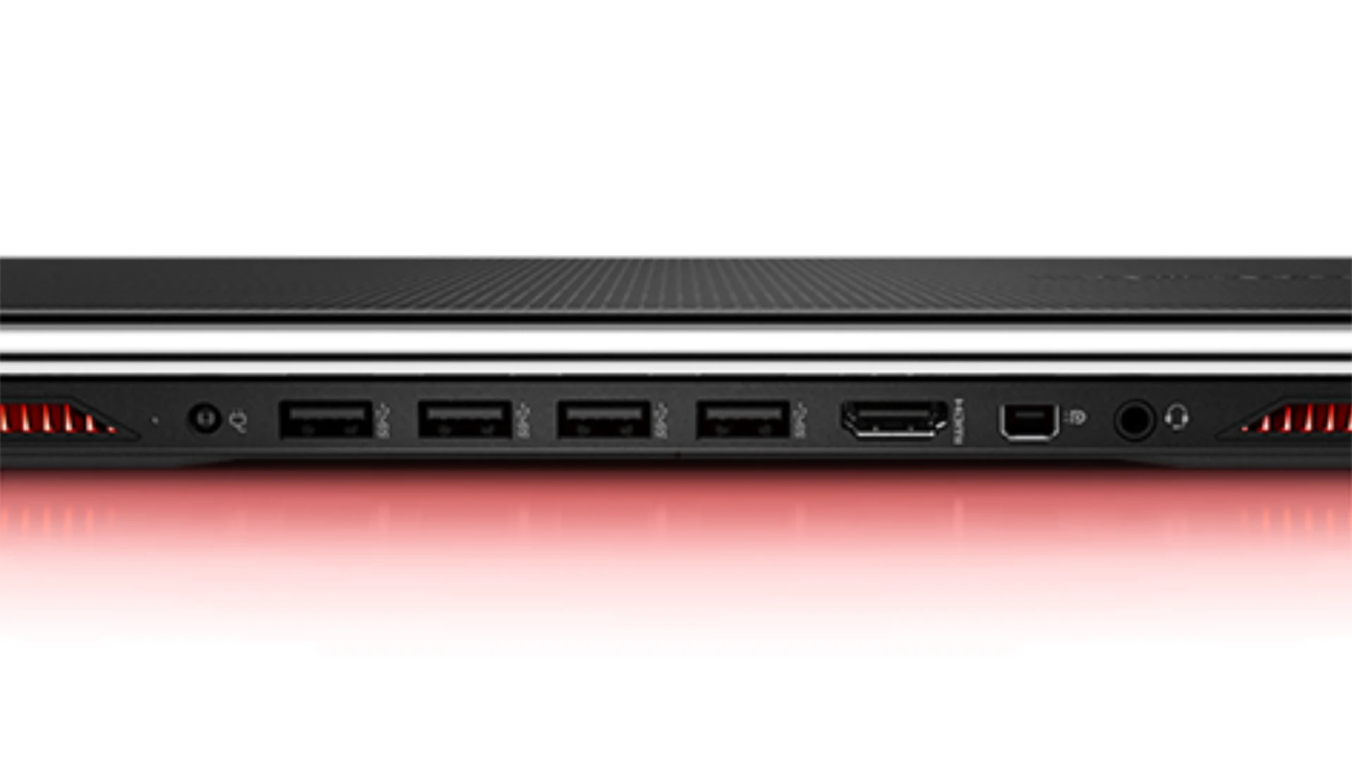 The Omen features four USB 3.0 ports