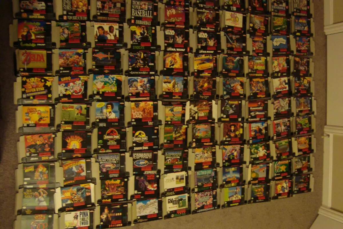 Collecting boxes is often harder than finding the games