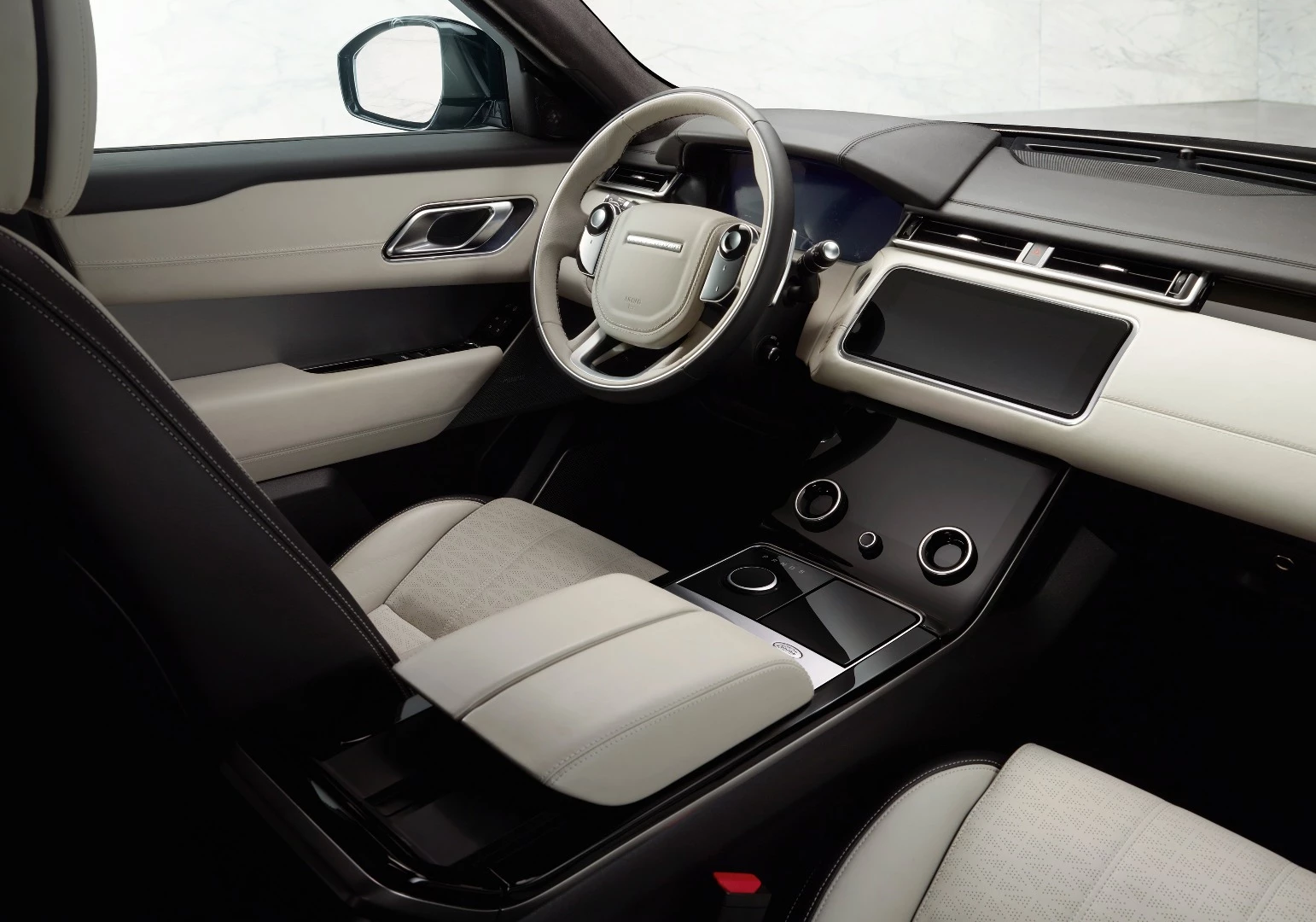 Behind the wheel of the Range Rover Velar