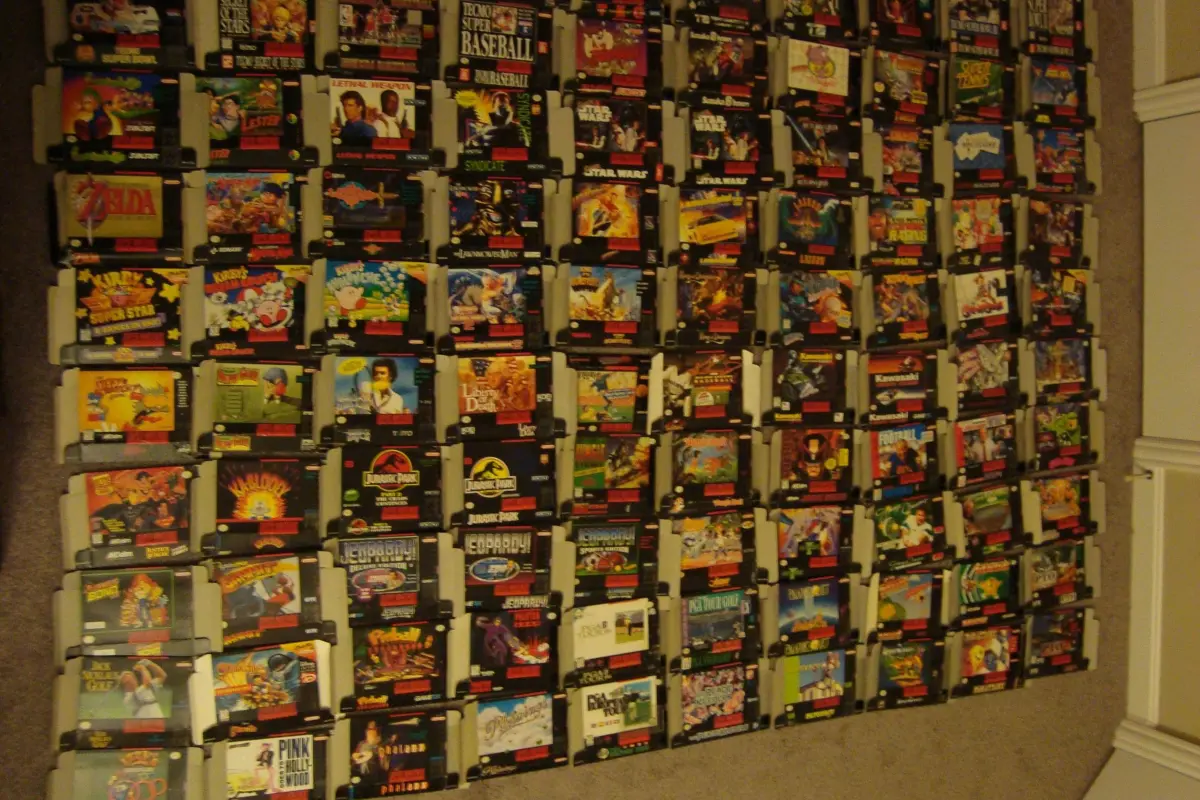 Collecting boxes is often harder than finding the games