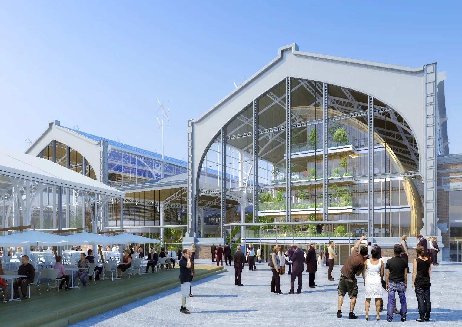 Built between 1902 and 1907, Tour & Taxis served as a customs clearance and storage complex throughout the 20th century