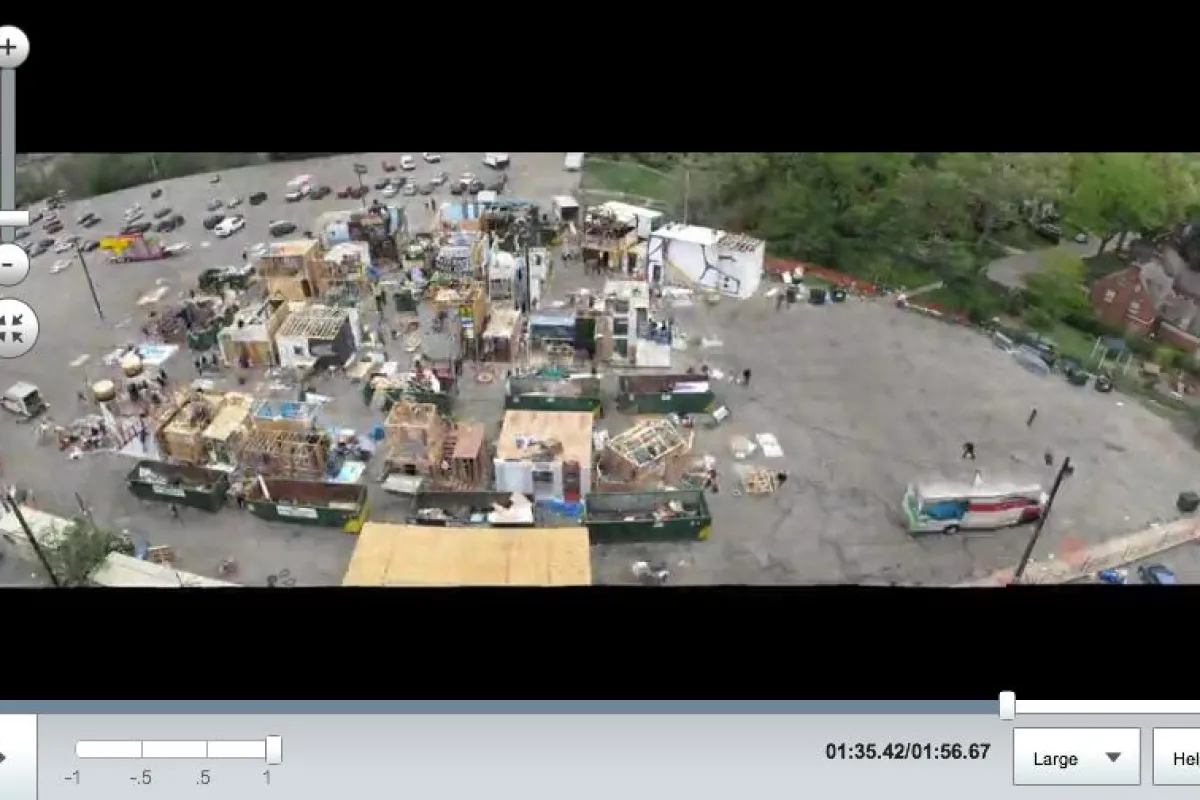 GigaPan Time Machine allows users to create ultra-high-resolution panoramic time-lapse videos, using a regular digital camera and a GigaPan robotic tripod