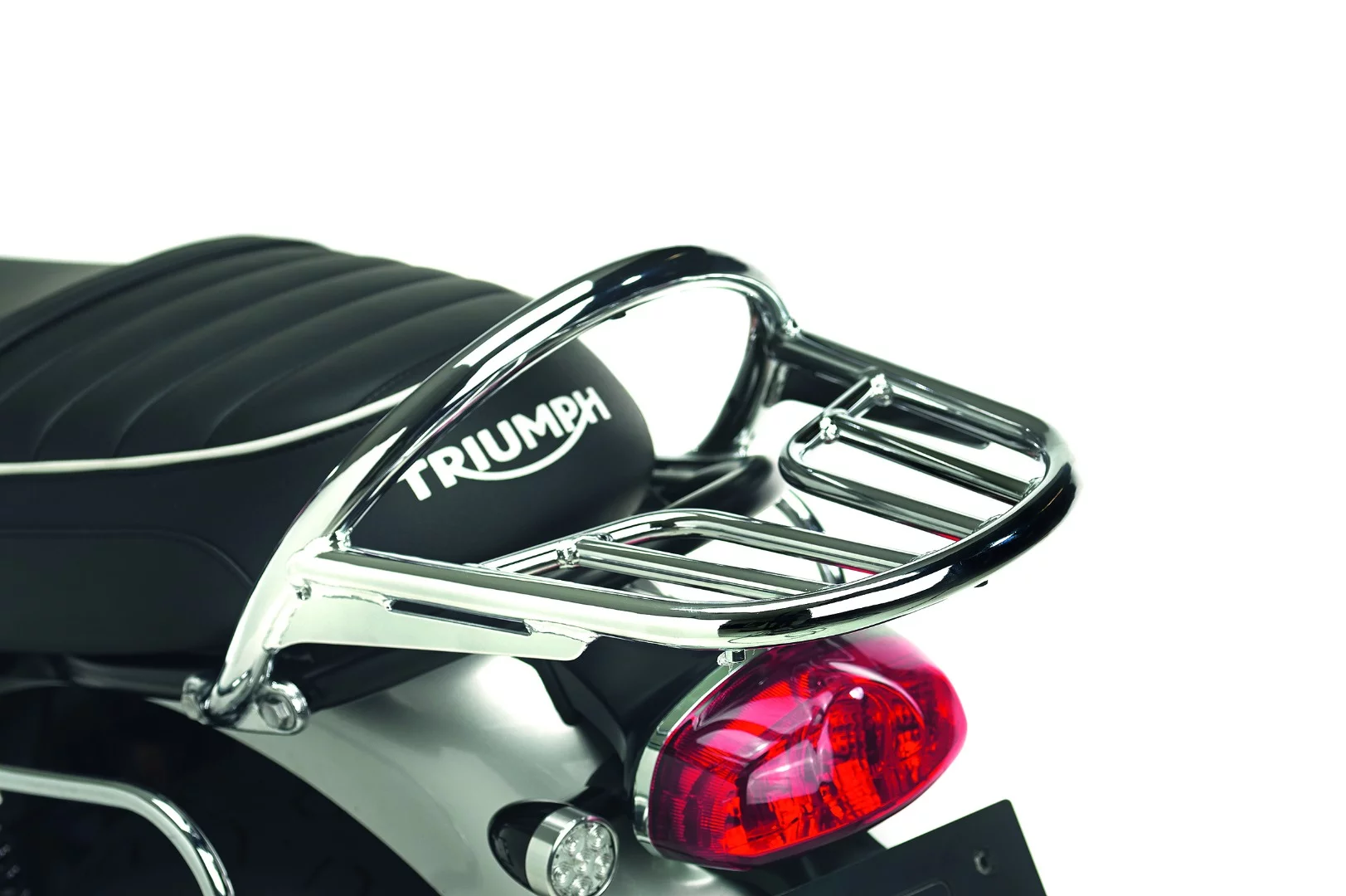 Optional rear rack for the Triumph Bonneville T120