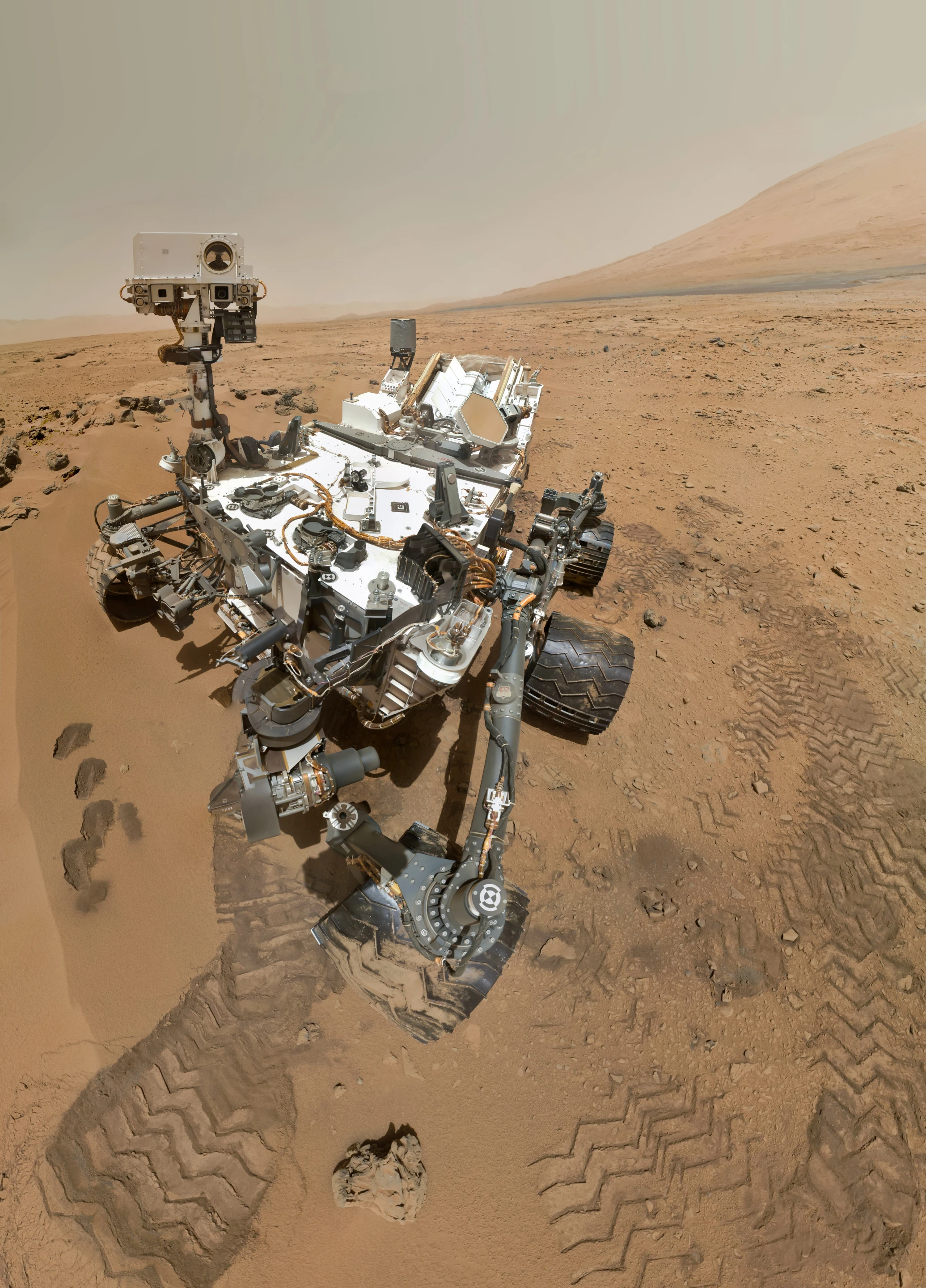 Curiosity and tracks