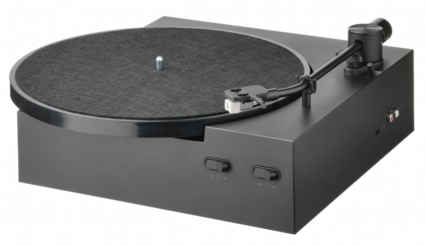 "Today you see a lot of slim record players that are almost trying to hide, but we wanted something very bold, and we wanted the record player to be a very physical manifestation of music," said Ikea designer Friso Wiersma, with the result being the upcoming Obegränsad turntable