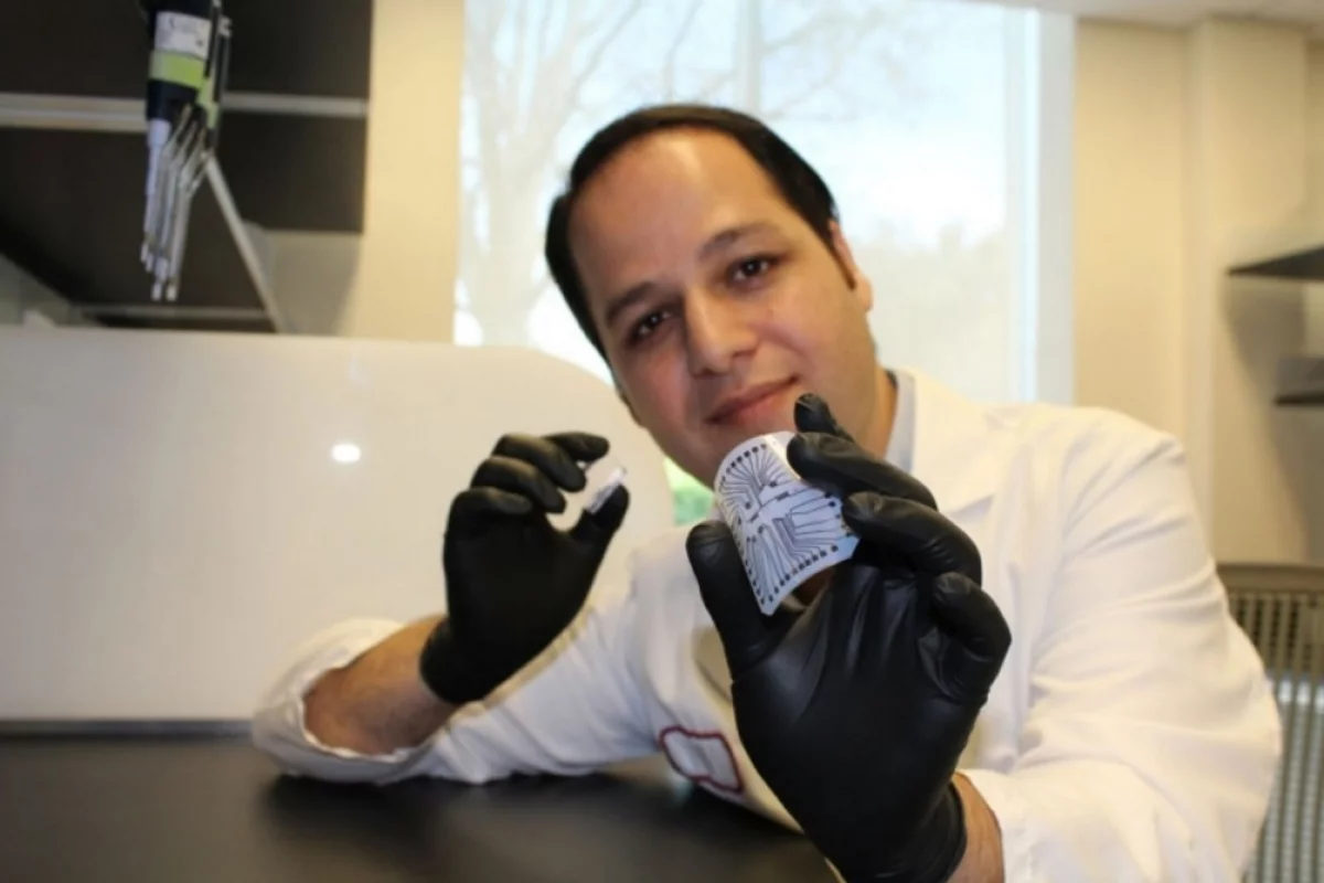 Rahim Esfandyarpour helped to develop a way to create a diagnostic "lab on a chip" for just a penny