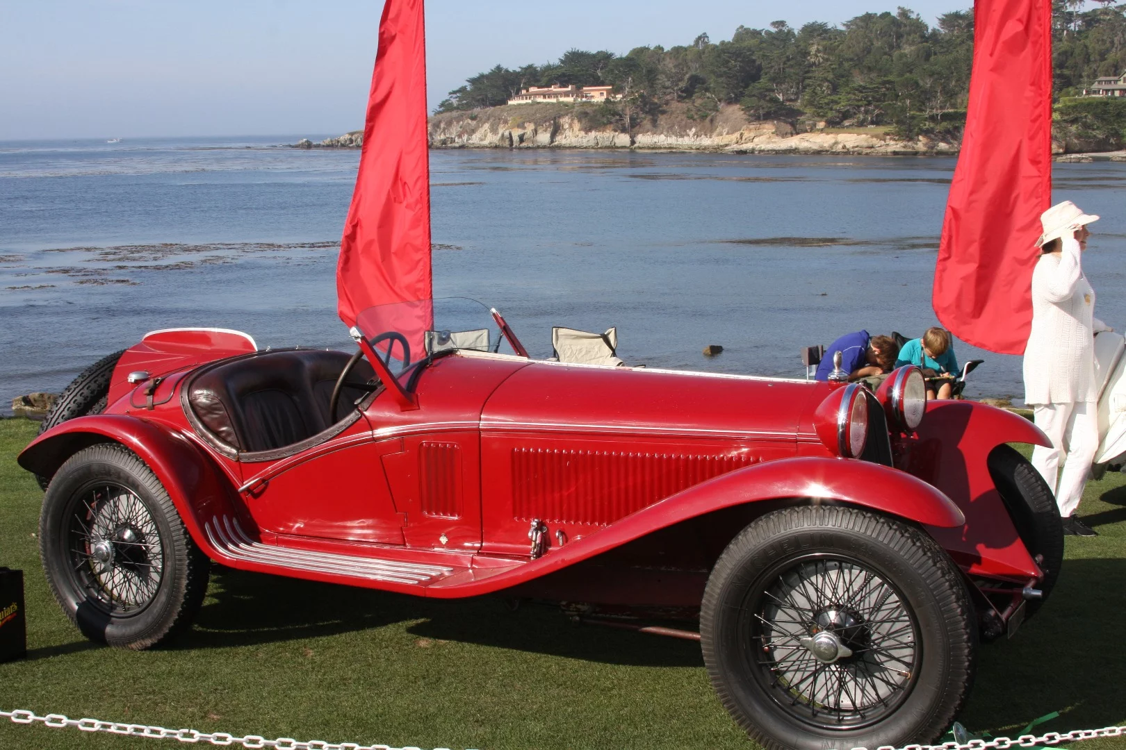 1931 Alfa Romeo 8C at Pebble Beach