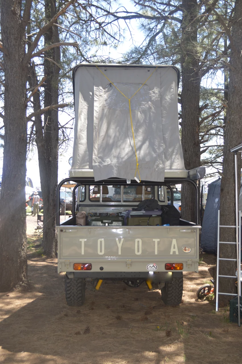 This Toyota Land Cruiser pickup was one of our favorite finds at the show