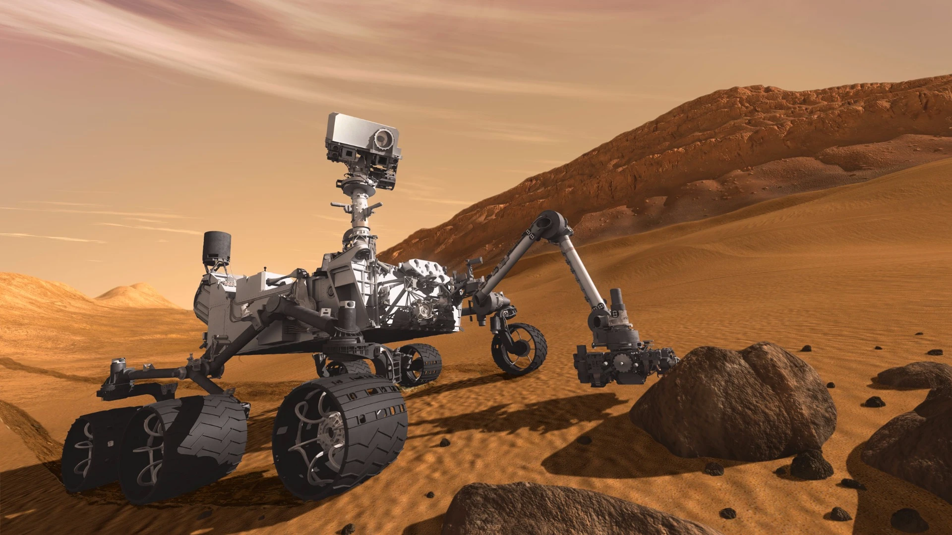 Our current way of doing things – the Curiosity rover on Mars