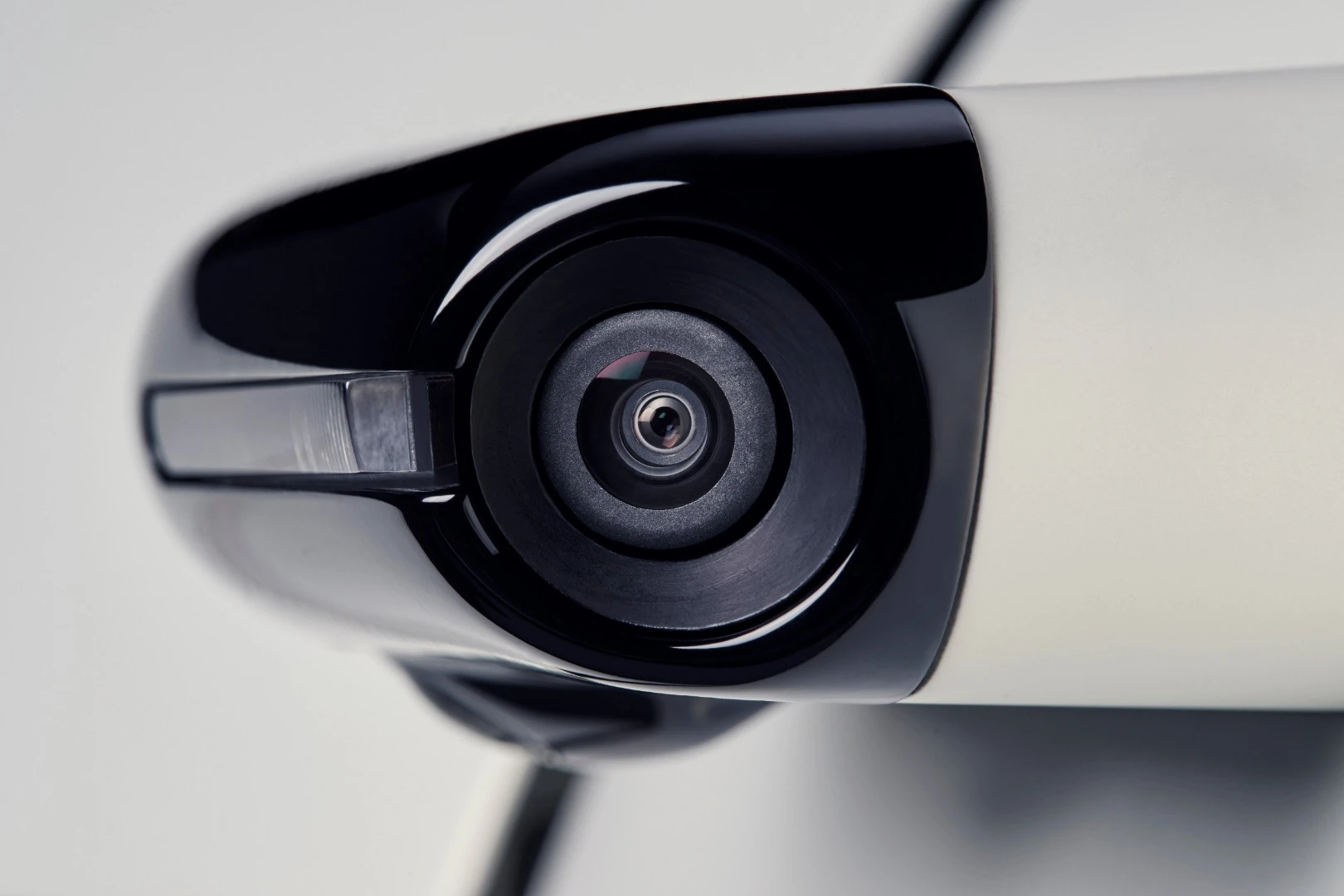 The cameras of Honda's Side Camera Mirror System are coated in water repelling material to keep the view clear