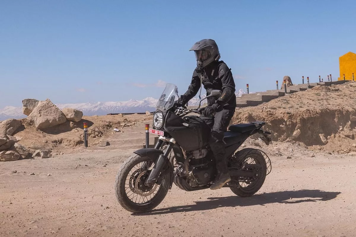 The upcoming Himalayan is expected to feature a 750cc engine, while retaining most of the current Himalayan 450's classic styling