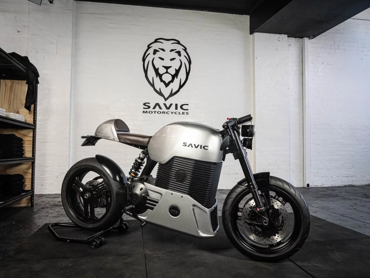 An 80-horsepower electric future-cafe racer designed and built in Australia