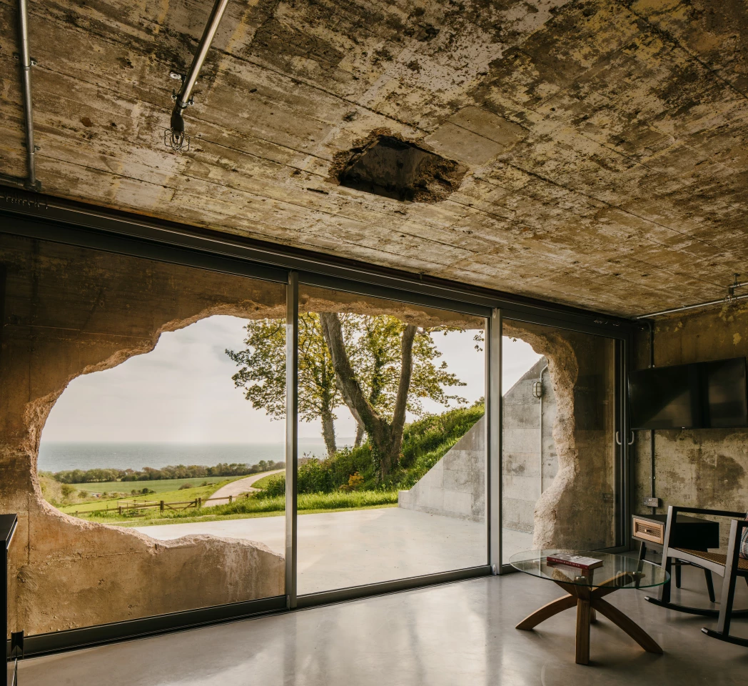 The Transmitter Bunker offers excellent views of the coastline