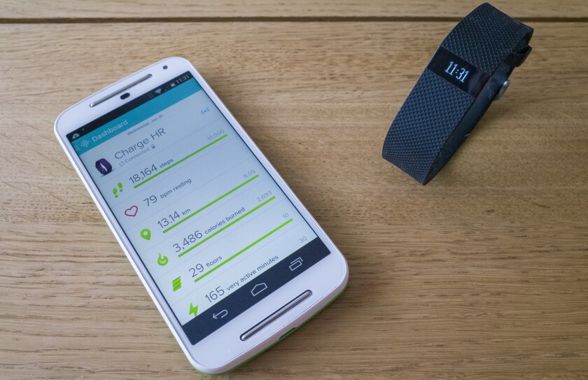 The Fitbit app is well designed and makes activity information easy to find and use (Photo: Gizmag/Simon Crisp)