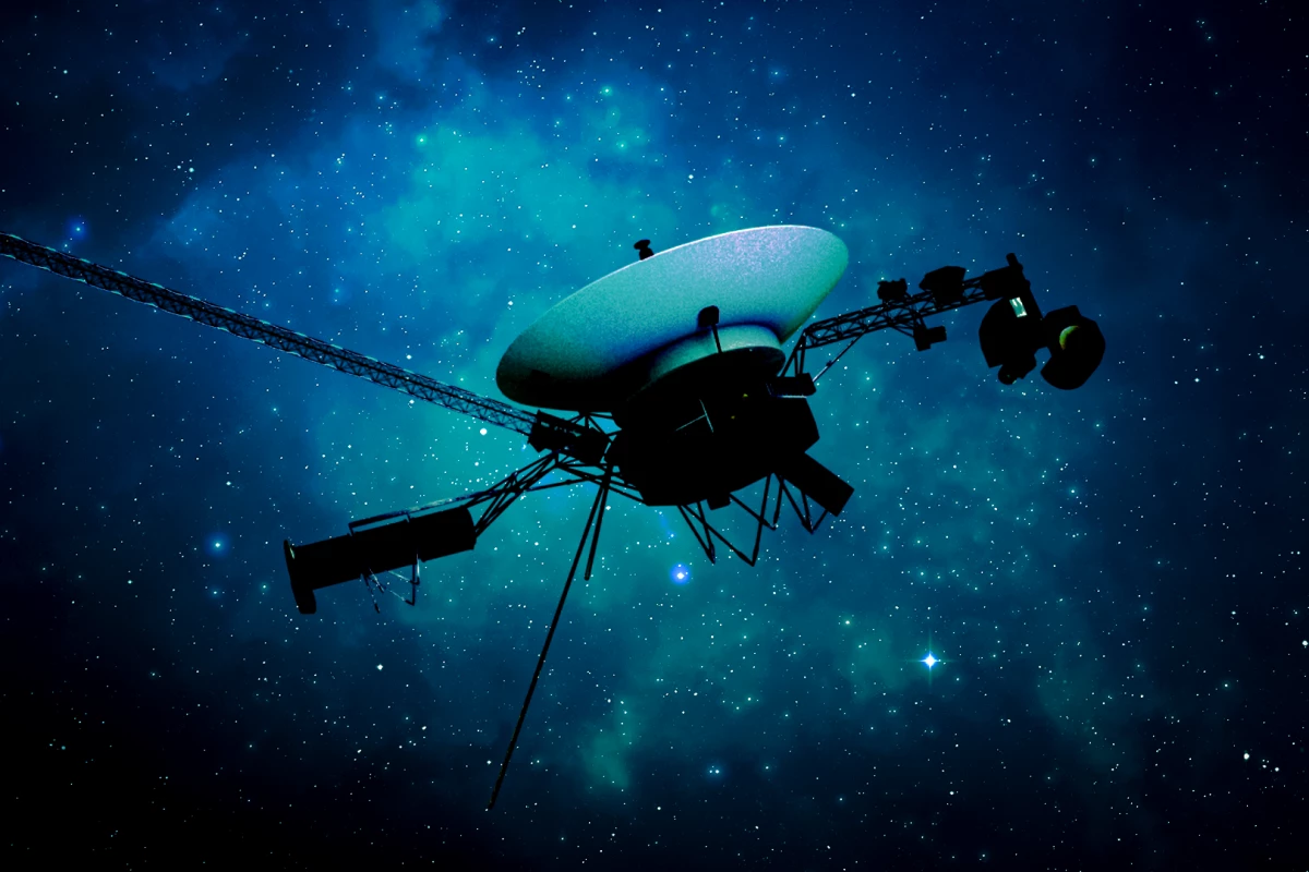 Voyager 1 was launched in 1977