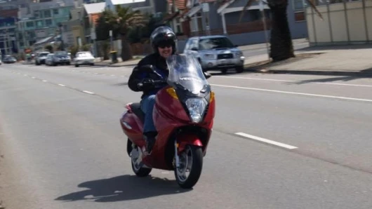 The Vectrix Electric Maxi-Scooter