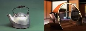 Old and new - aluminum teapot designs
