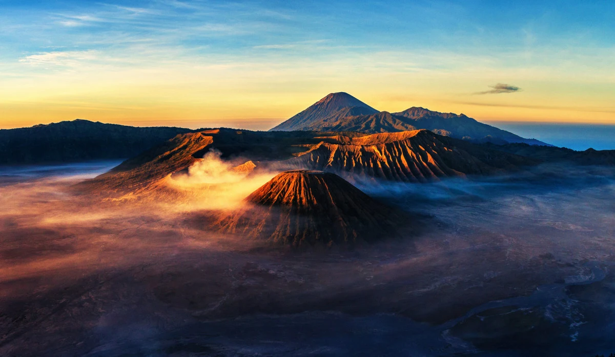 Indonesia's Mount Bromo. This drone shot made the top ten of the Popular Prize in SkyPixel's 2017 Photo Contest
