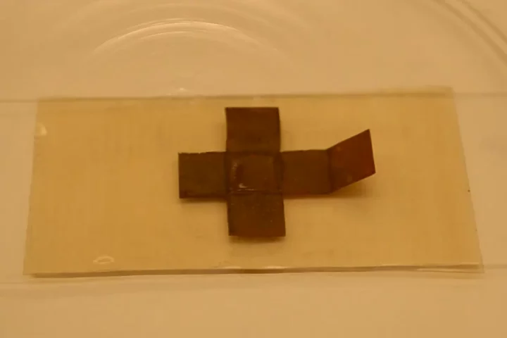 Scientists have created a new smart material that can heal itself and change shape when exposed to heat and light