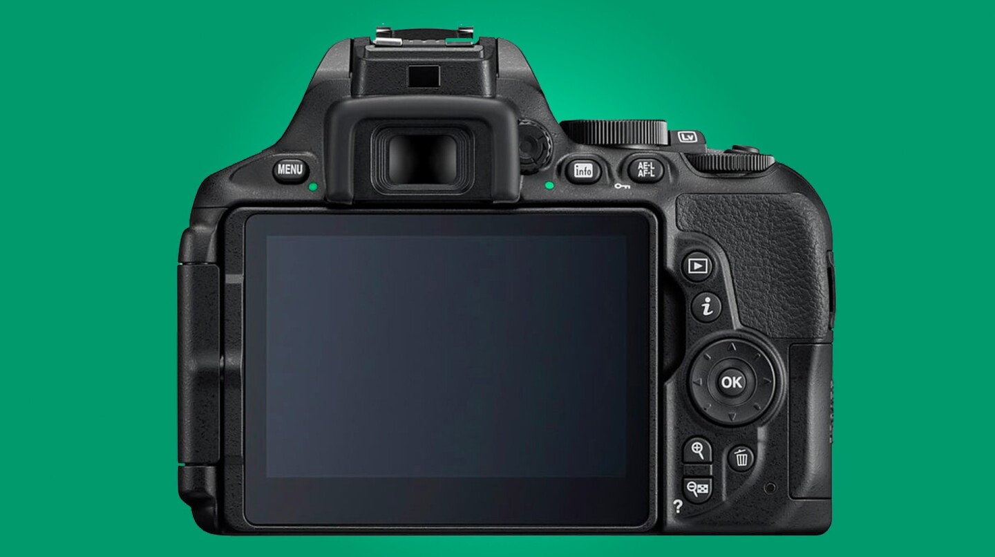 The Nikon D5600 DSLR offers a step up from the D3400 with additional features like an improved AF system