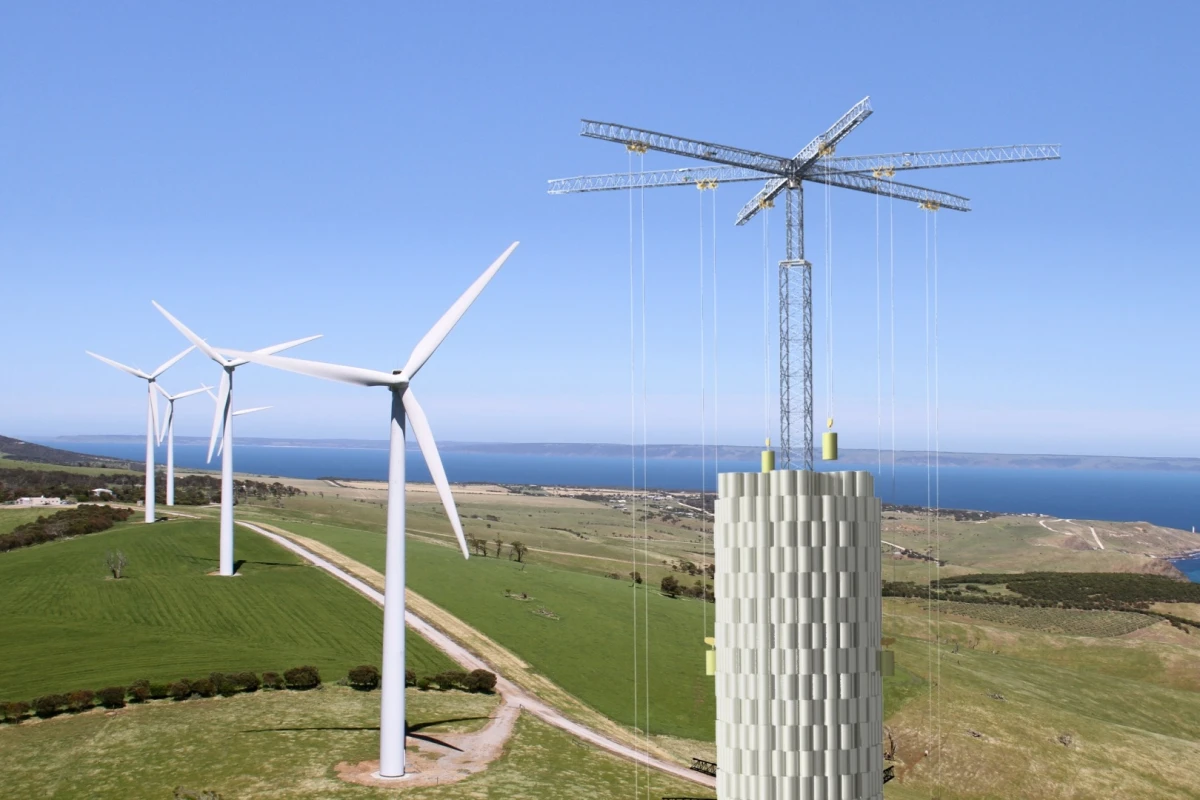 Energy Vault has launched a new grid-level energy storage system that uses concrete blocks, stacked in a tower