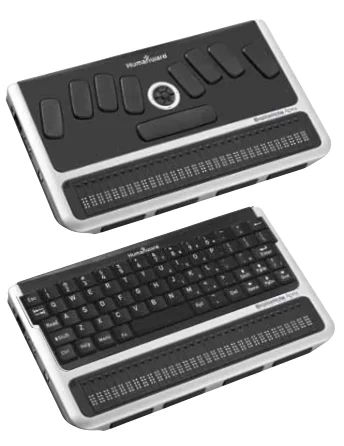 The new BrailleNote Apex with KeySoft applications and standard keyboard