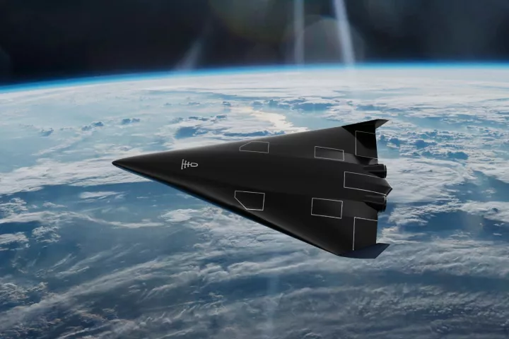 Artist's concept of a Polaris spaceplane