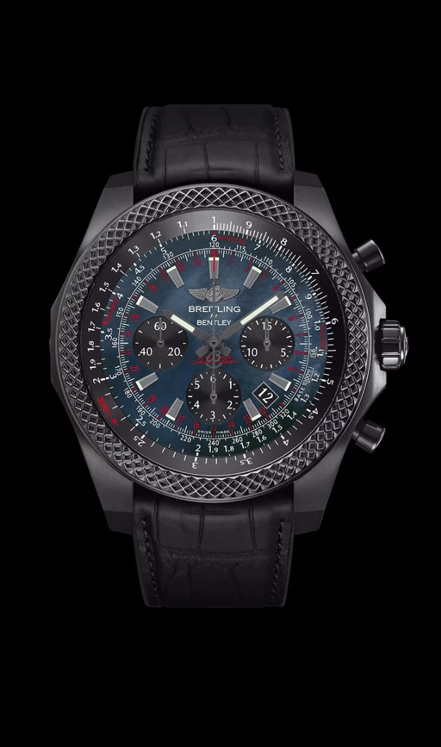 The Breitling Bentley B06 Midnight Carbon